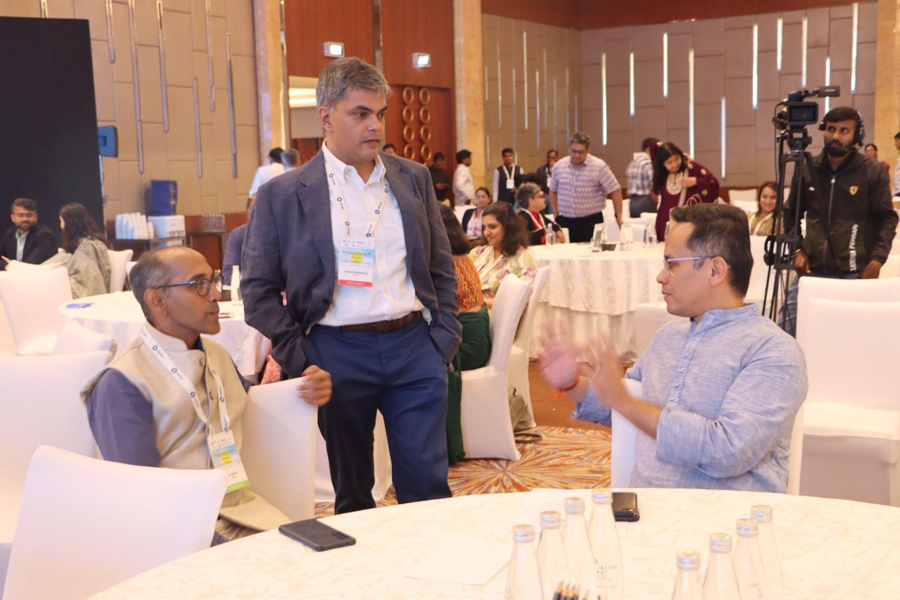 Jai Asundi, Chetan Bhattacharji and Gaurav Gogoi in conversation at the India Clean Air Summit